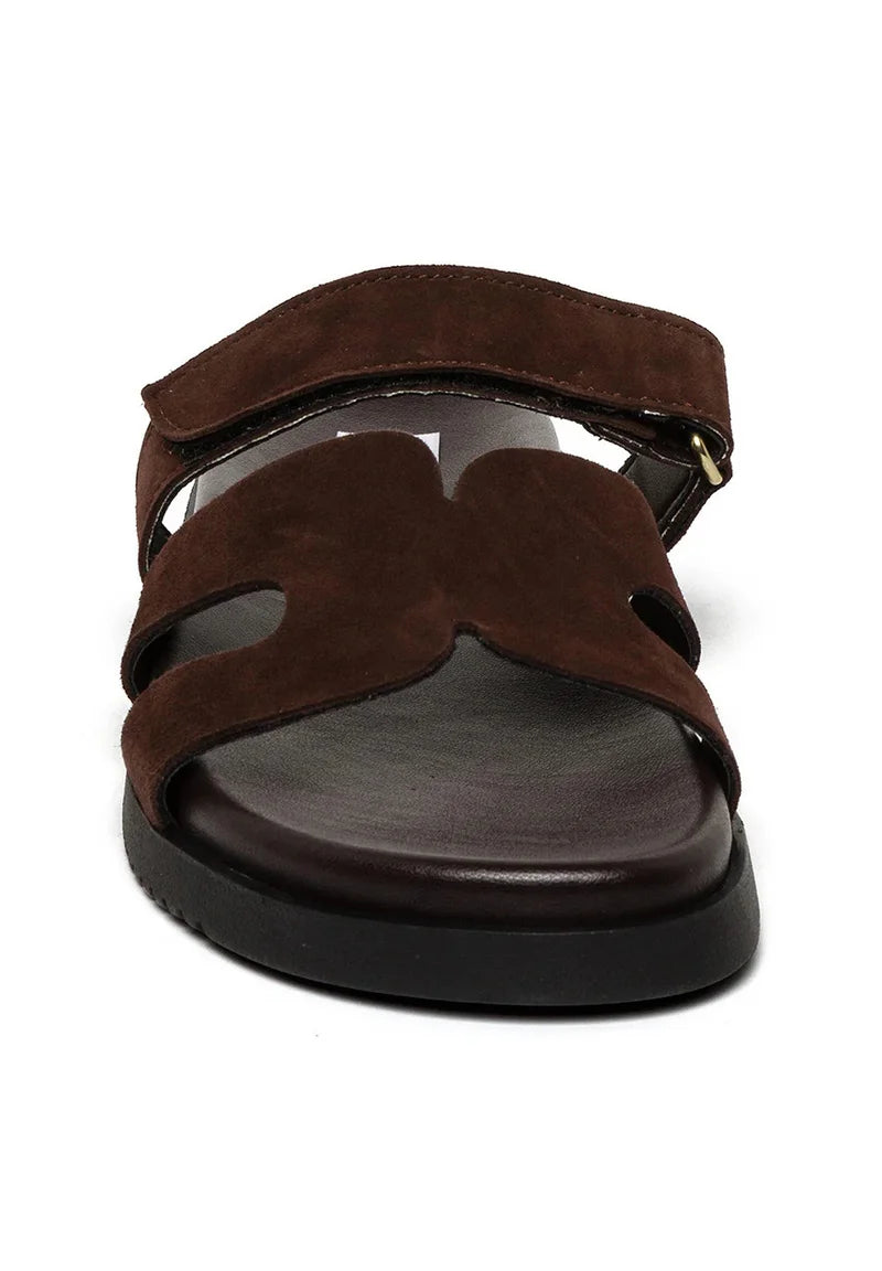 Mules — dark brown suede, Steve Madden