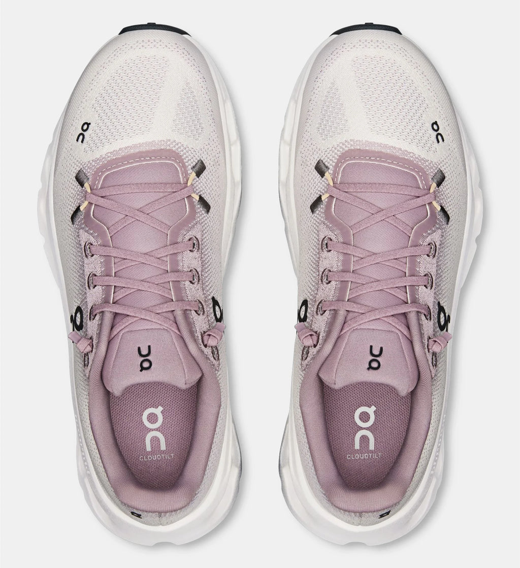 Baskets basses Cloudtilt, rose et beige — On