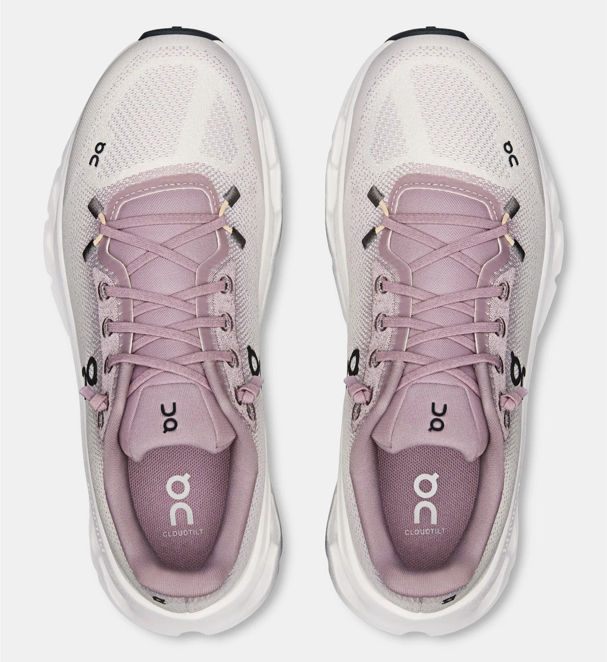 Baskets basses Cloudtilt, rose et beige — On
