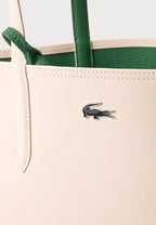 Cabas shopping bag Lacoste, rose clair