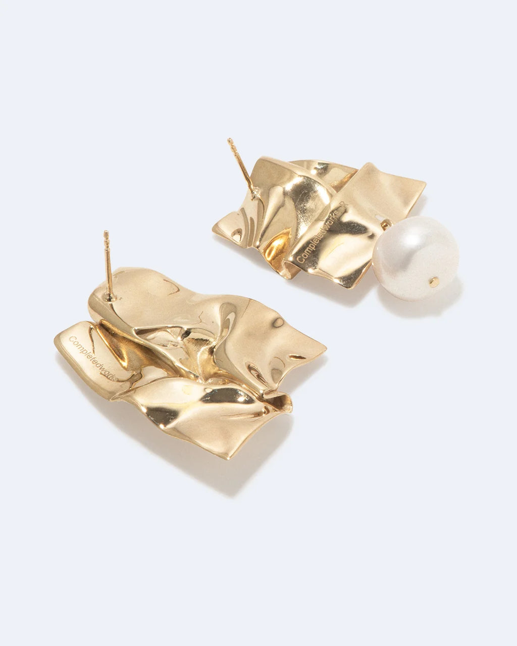 Boucles d'oreilles Cohesion, Completedworks, vermeil d'or