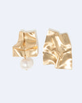 Boucles d'oreilles Cohesion, Completedworks, vermeil d'or