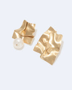 Boucles d'oreilles Cohesion, Completedworks, vermeil d'or