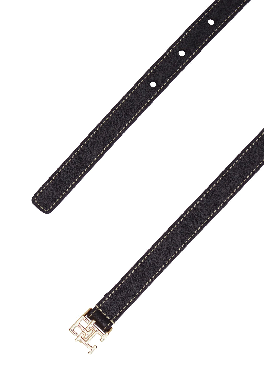 Ceinture à logo noire, Tommy Hilfiger