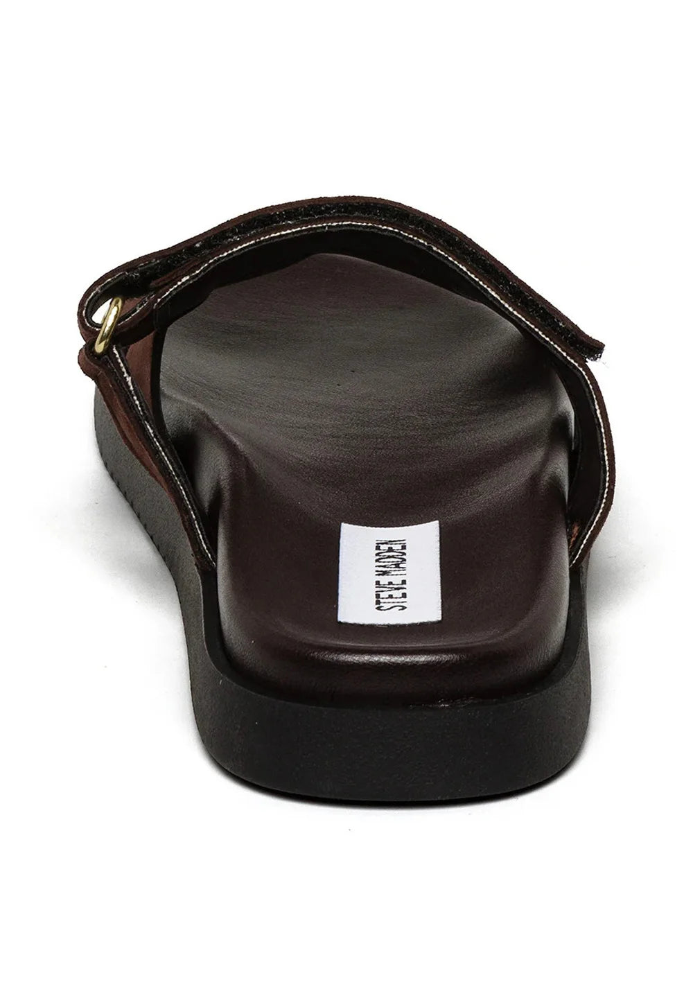 Mules — dark brown suede, Steve Madden