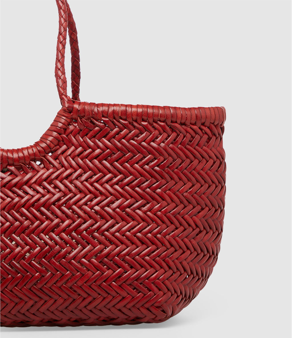 Sac Nantucket small, rouge coquelicot, Lulli sur la Toile