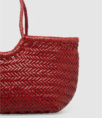 Sac Nantucket small, rouge coquelicot, Lulli sur la Toile