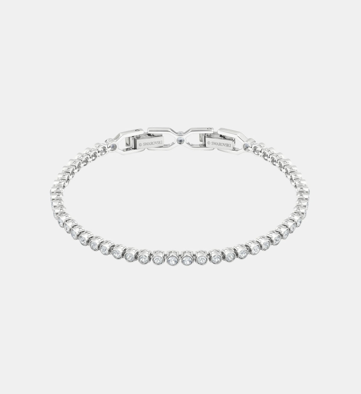 Bracelet tennis Imber Emily, Swarovski, métal rhodié