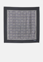 Foulard Textured Signature C — soie, midnight navy, Coach