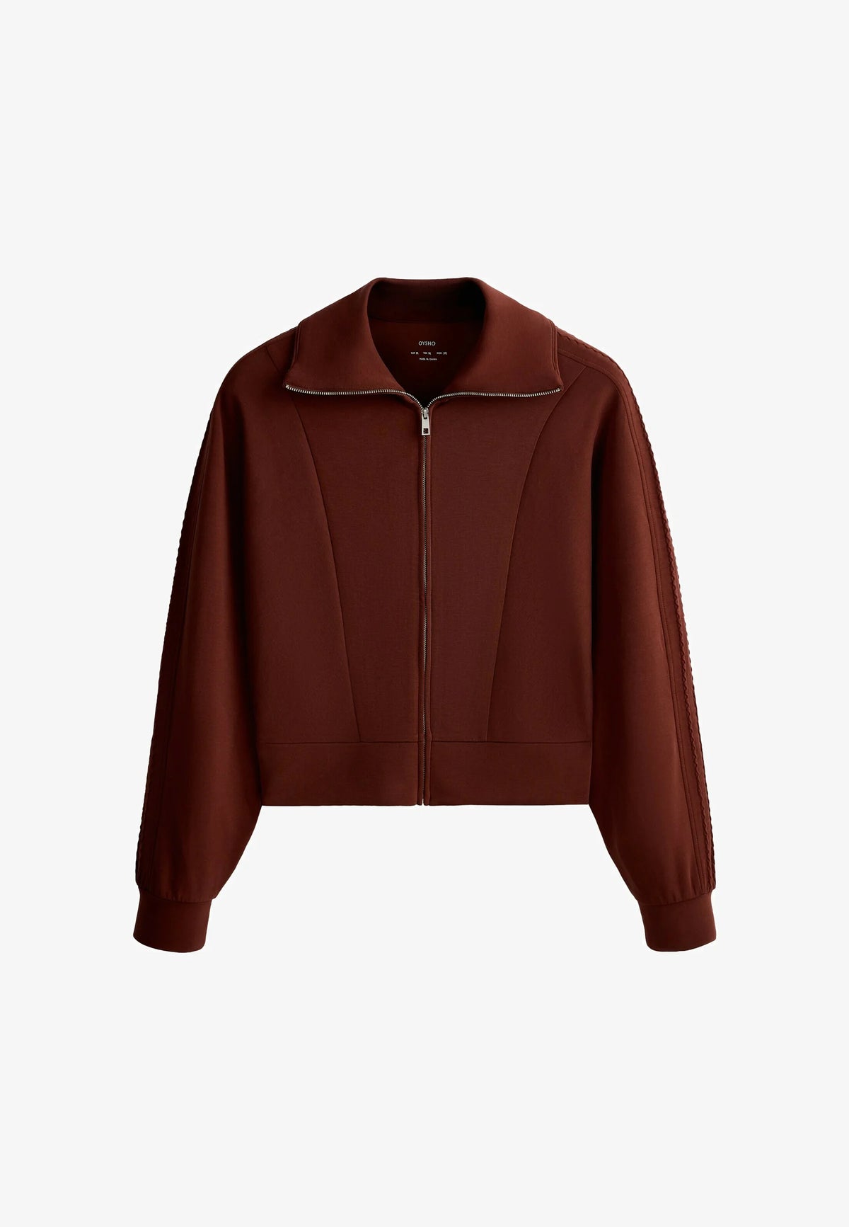 Un ensemble coordonné — Veste et pantalon terracotta, OYSHO