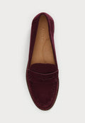 Mocassins en Daim — Lauren Ralph Lauren, Grenat Profond