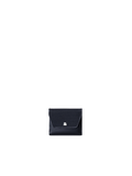 Compact Wallet en poil de cheval et cuir, noir — Akris