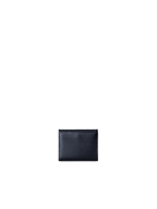 Compact Wallet en poil de cheval et cuir, noir — Akris
