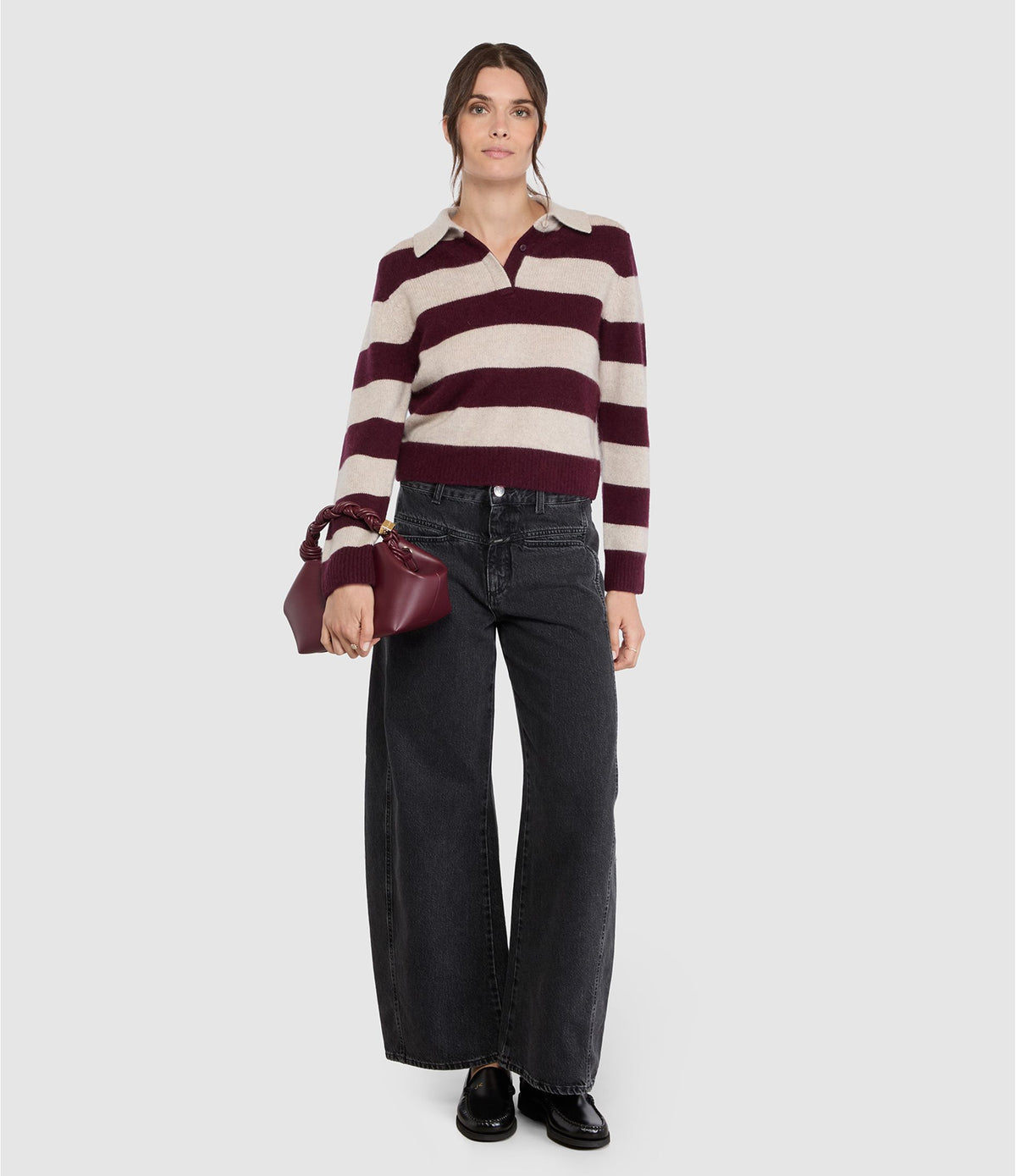 Mocassins Frank noirs, Sebago x Jeanne Vouland