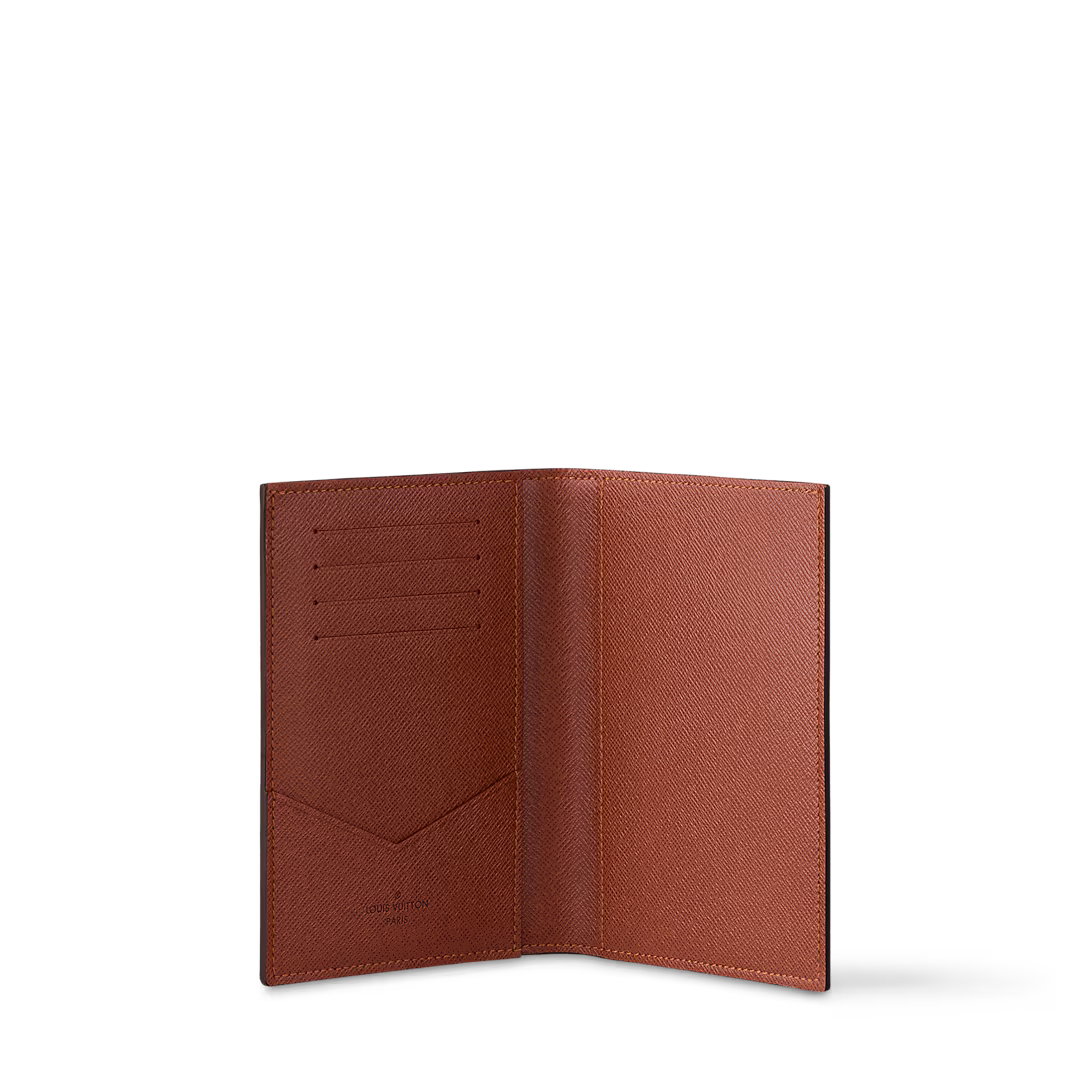 Couverture passeport Louis Vuitton, toile Monogram