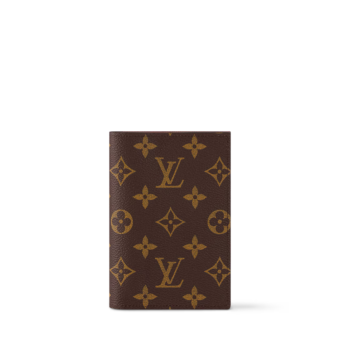 Couverture passeport Louis Vuitton, toile Monogram