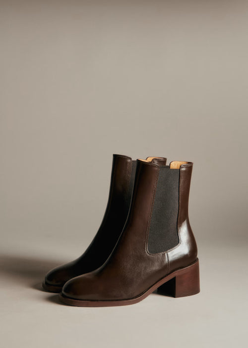 Bottines Piper — Brun Glacé, Sézane