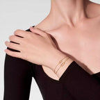 Bracelet Move Uno pavé, mini modèle — or jaune, Messika