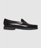 Mocassins Frank noirs, Sebago x Jeanne Vouland