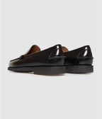 Mocassins Frank noirs, Sebago x Jeanne Vouland