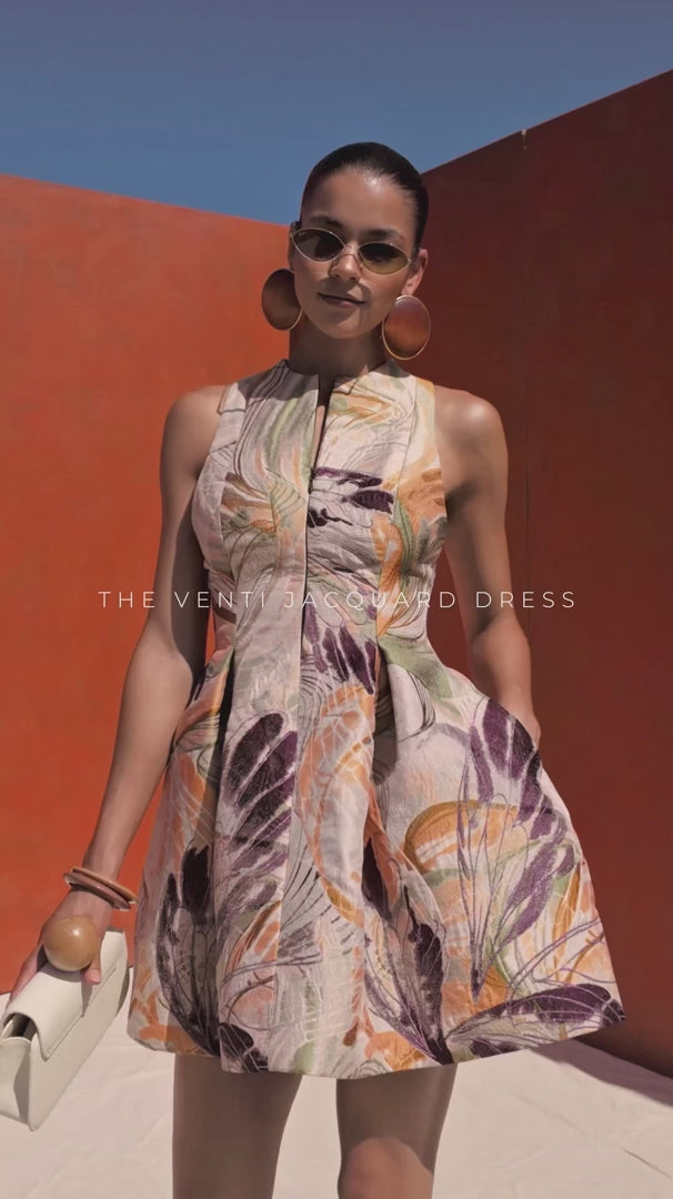 Robe Venti en jacquard Vibra, Andrea Iyamah
