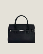 Sac Bellecour 617 Lolo — cuir grainé noir, Sabatier 1947
