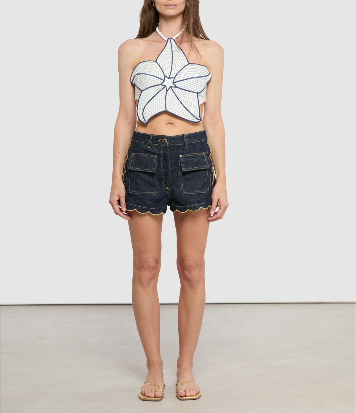 Sandales square toe Millie, Lulli sur la Toile
