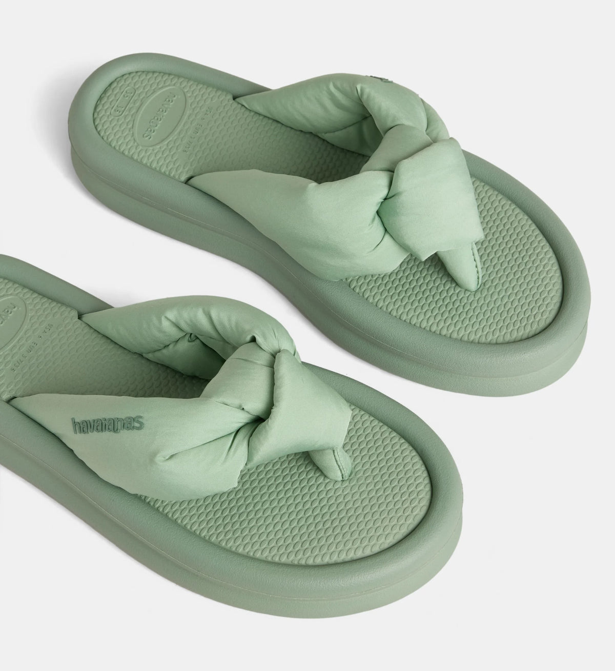 Tongs à plateforme Over Puffed, Smoke green — Havaianas